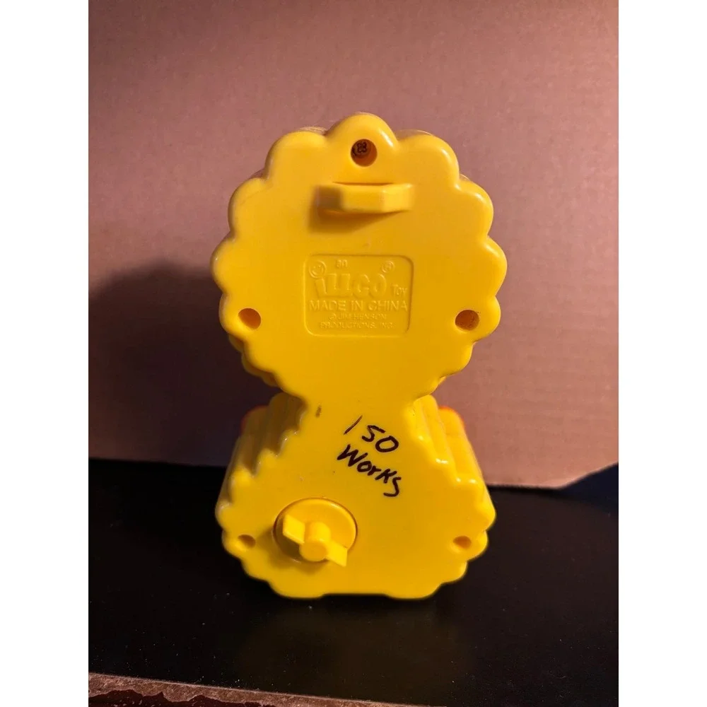 Vintage Muppets Sesame Street Baby Peek-a-Boo Big Bird Wind Up-Musical Toy
